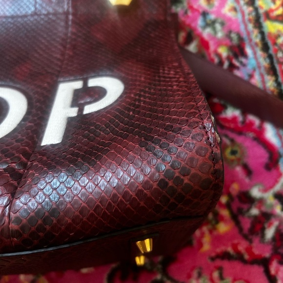 EUC Anya Hindmarch Python Ephson Leather Bag - Picture 8 of 8